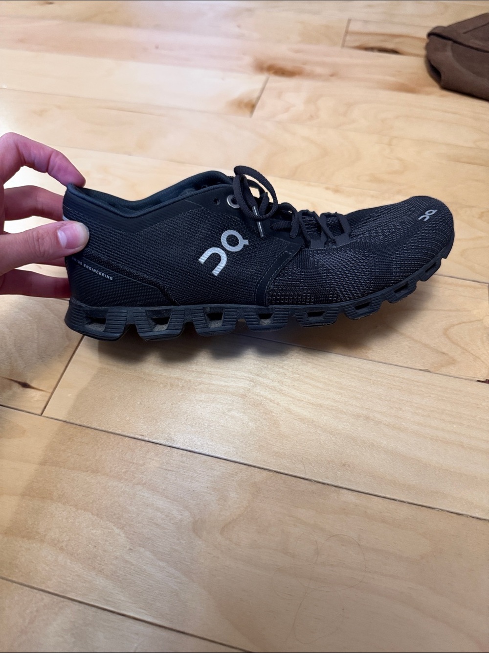 On Running woman’s Black Cloud Running Shoe